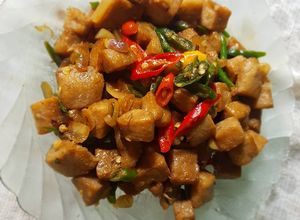 Foto resep Oseng-oseng tempe gembus pedas manis #alamamakila