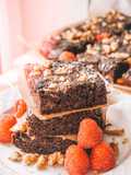 Zdravé banánové brownies