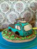 Car-shaped Brownies