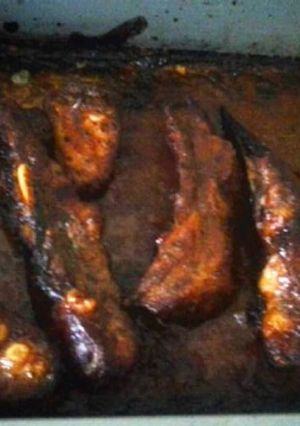 Una foto de Costillas de cerdo horneadas