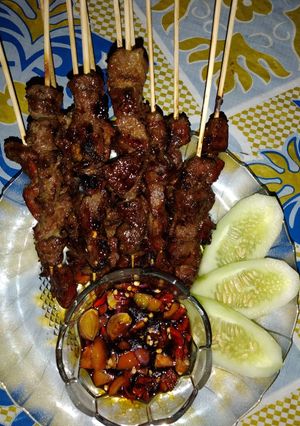 Foto resep Sate sapi bumbu kecap, empuk, enak dan cepat