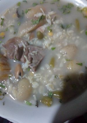 Una foto de Sopita de trigo