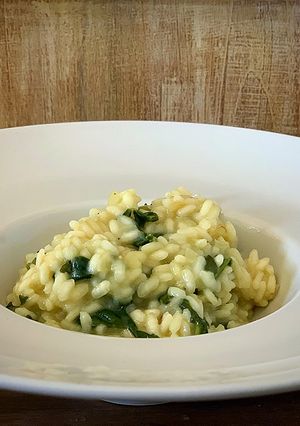 Foto principal de Risotto de espinacas