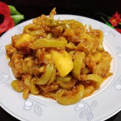 A picture of Tinday ki sabji (apple gourd).