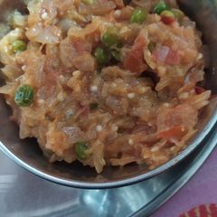 A picture of Baingan bhartha.