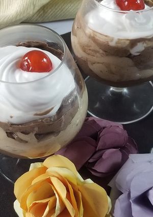 A picture of Chocolate mousse Eggless.