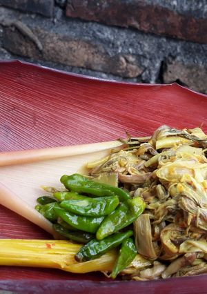 Foto resep Jantung Pisang Bumbu Kuning (Santan)