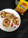 Bread Cone Maggi Cheese Pizza