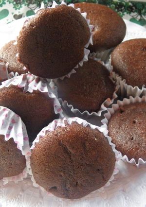 Una foto de Muffins de algarroba