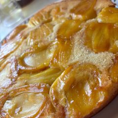 A picture of Jackfruit Upside Down Cake.