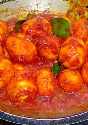 Foto resep Balado Telor Simple