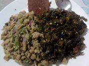 A picture of leaf vegetable collard