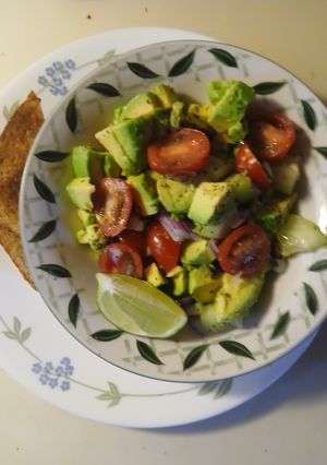 A picture of VashBake Avocado Salad.