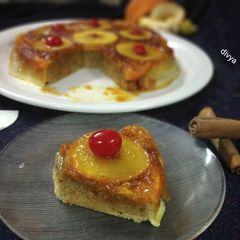 Brazilian caramelized apple Cinnamon cake A picture of Brazilian caramelized apple Cinnamon cake.