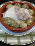 Lasaña de pollo y pavo con verduras