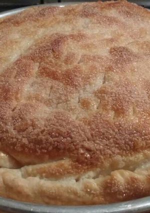 Una foto de Tarta de jamón y queso
