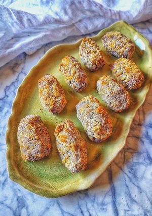 Una foto de Croquetas de col lombarda