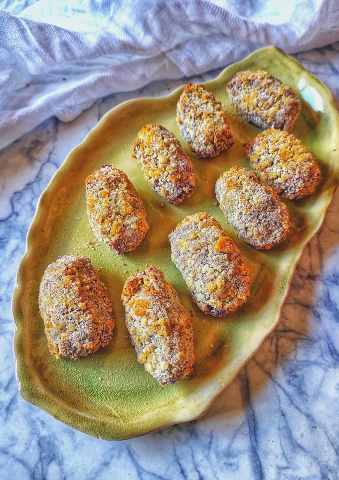 Una foto de Croquetas de col lombarda