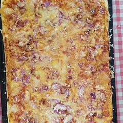 A picture of Homemade pizza.