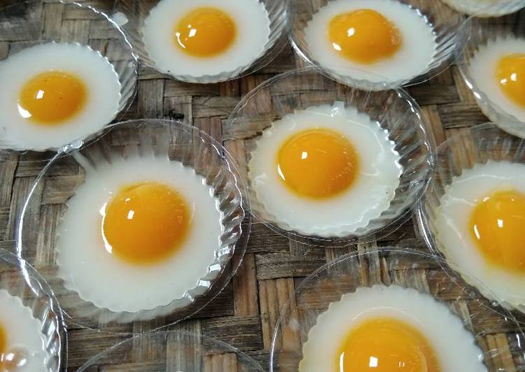 Puding Telor Mata Sapi (Ceplok)