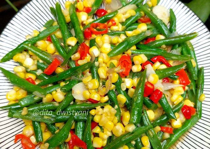 Resep Tumis Buncis Jagung Oleh Dita Dwistyani Cookpad