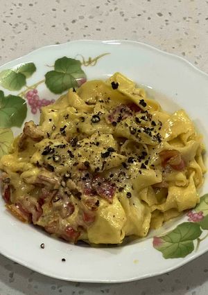 Hình của món Mỳ Ý Sốt Kem fake Carbonara.
