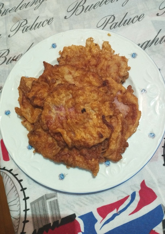 Una foto de Jamón de York rebozado