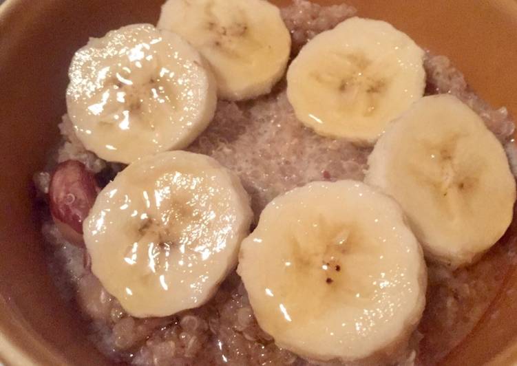 How to Prepare Any-night-of-the-week Qinoa & peanuts breakfast porridge (Vegetarian)