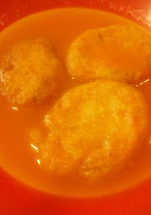 Una foto de Sopa de tortitas de fideo ©