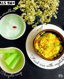 Cơm nát rang mix rau củ