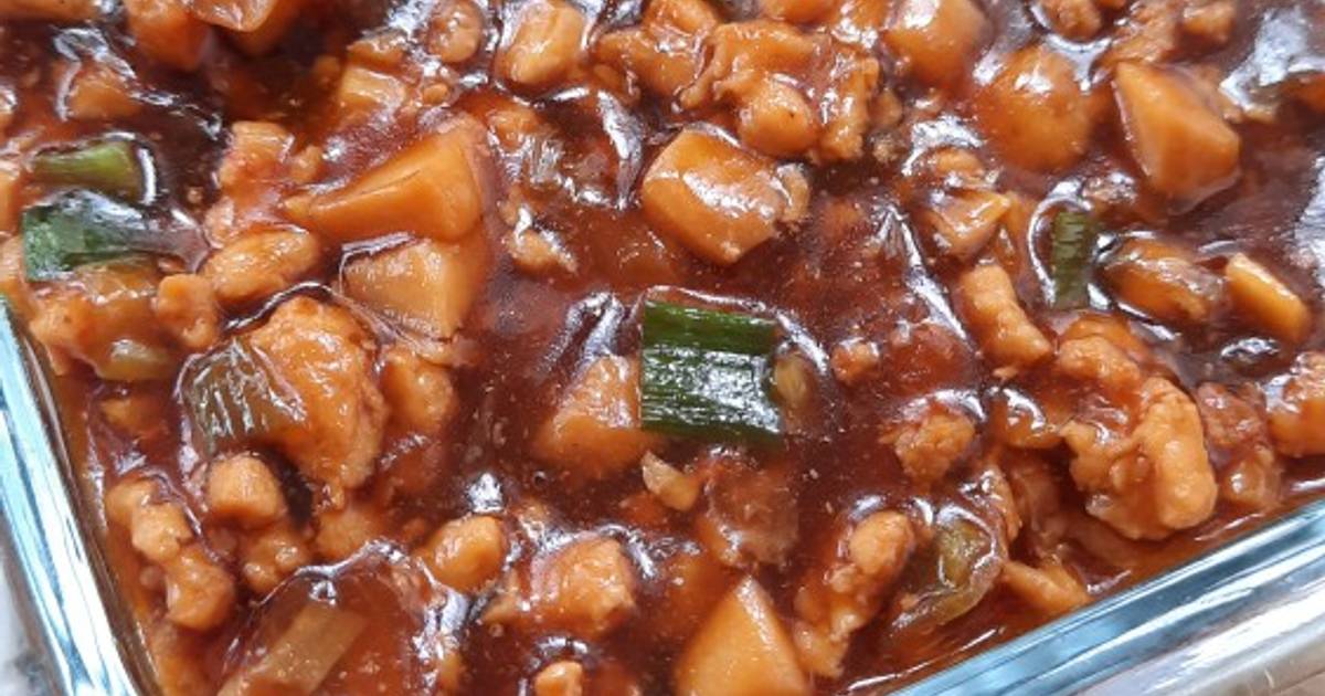 Resep Tahu Telur Tim Topping Ayam Jamur Teriyaki Oleh Tan Liana Irawan