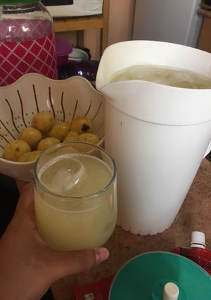 Una foto de Agua de guayaba