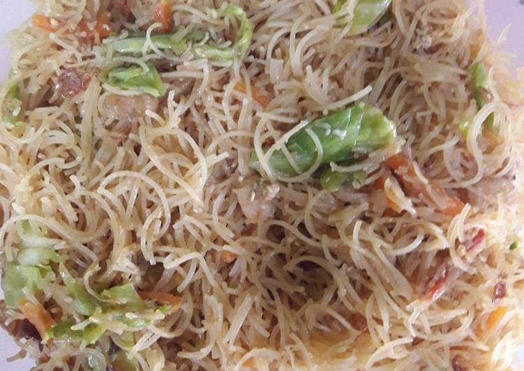 Bahan mengolah Mie bihun goreng udang, Menggugah Selera