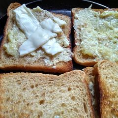 A picture of Paneer cheese toast.