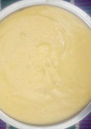 Una foto de Postre de Lúcuma o manjar de Lúcuma