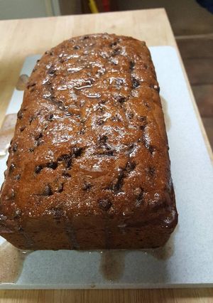 A picture of Chocolate Chip Pumpkin Bread.