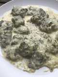 Keto - Cuadraditos de espinaca al roquefort