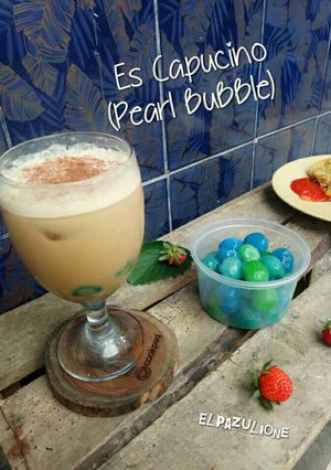 Foto resep Es Capucino (pearl Bubble)
