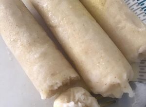 Una foto de Bollo con queso casero