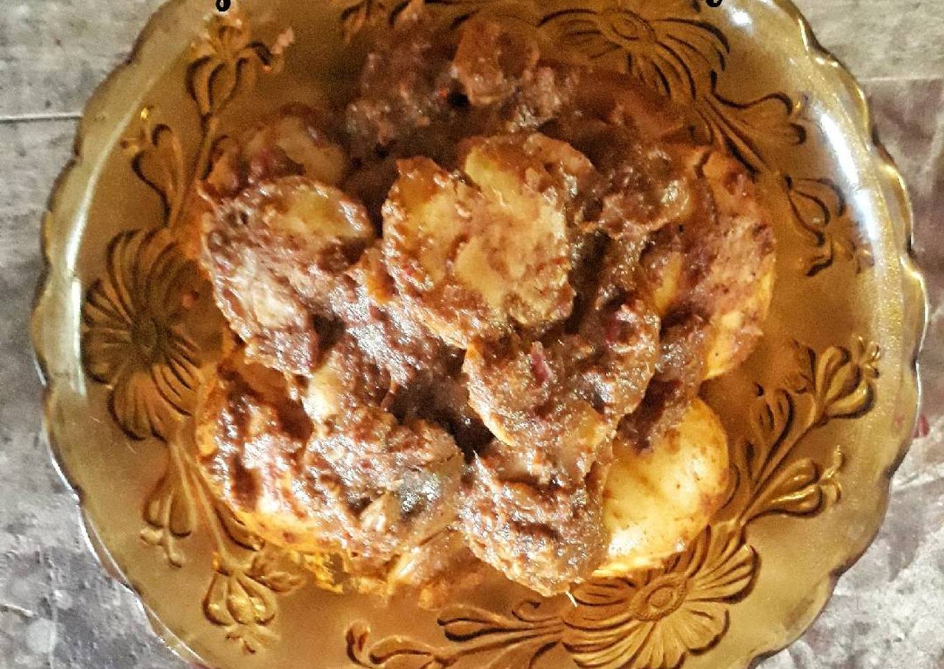 Rendang Jengkol Telur
