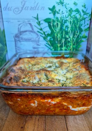 Une photo de Lasagnes légère à la bolognaise 😋