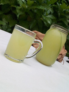 A picture of Refreshing cucumber juice.