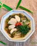 Canh dưa cải củ rong biển