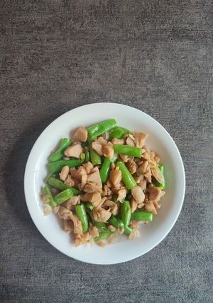 Foto resep Tumis buncis ayam cincang