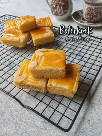 Langkah Mudah untuk Menyiapkan Resep Boterkoek ~ Dutch Buttercake 1 Telur yang Menggugah Selera Anti Ribet, Uenak Banget