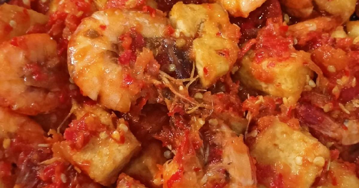261 resep udang tahu balado enak dan sederhana ala rumahan