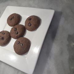 A picture of Choco chip cookies.