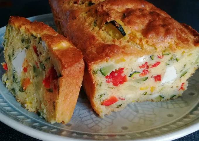 Comment faire Faire Savoureux Cake aux restes de légumes