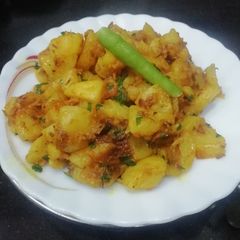 A picture of Potato Bhurji.