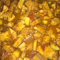 A picture of Hot and spicy bbq tofu sauce.